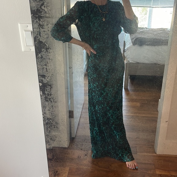 WINTERKATE Silk Maxi Dress ‘S’ - Picture 10 of 11